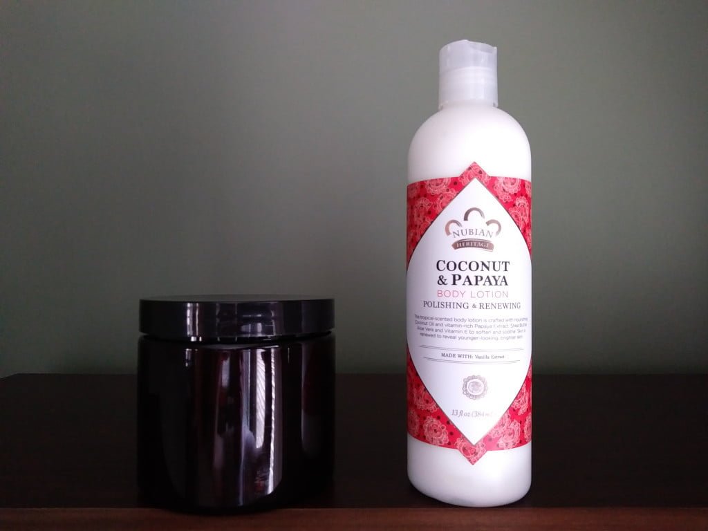 Nubian Heritage Body Lotion in a User-Friendly Container
