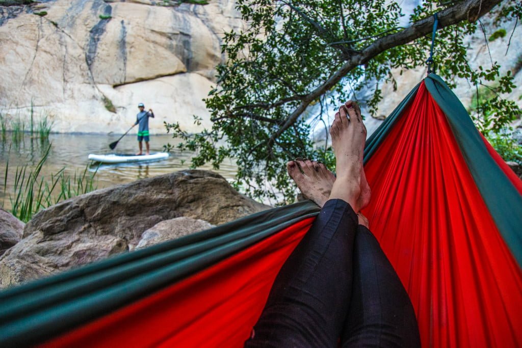 Sleeping in a Hammock